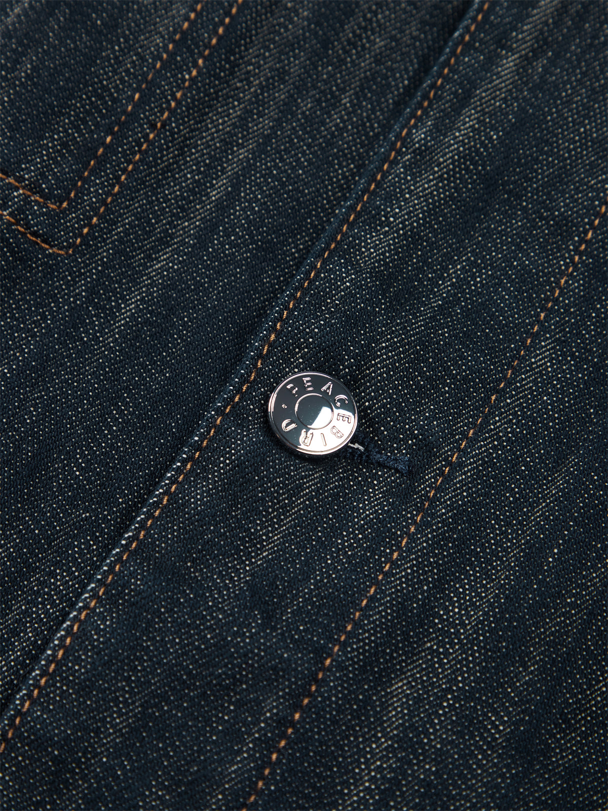 Men's Vintage Textured Boxy Denim Jacket