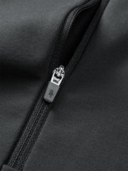 Men's Embroidered Half-Zip Fleece-Lined Sweatshirt