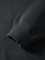 Men's Letter Embroidery Full Print T-shirt