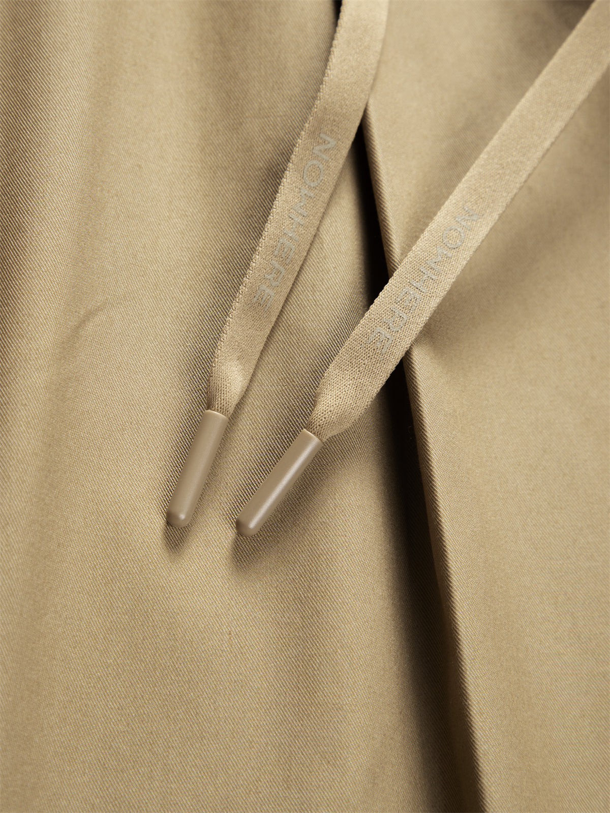 Men's Khaki Modal Wide-Leg Pants
