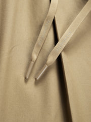 Men's Khaki Modal Wide-Leg Pants