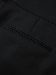 Men's Straight-Leg Textured Suit Pants
