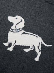 Men's Wool-Blend Jacquard Sweater