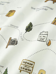 Men's Cotton Short-Sleeve Shirt with Allover Print