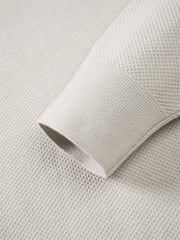 Men's Basic Mock-Neck Knit Pullover