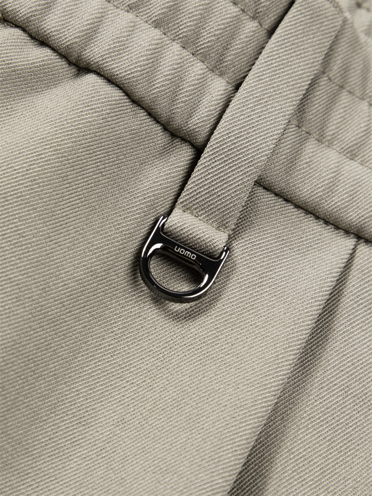 Men's Solid Elastic-Waist Straight-Leg Pants