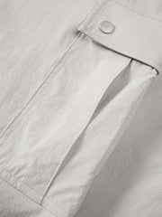 Men's Pleated Utility Parachute Pants