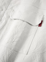 Men's Allover Jacquard Fleece-Lined Shirt