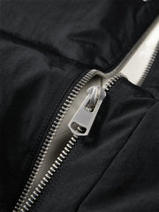 Men's Down Jacket with 3D Back Embroidery