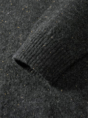 Men's Lurex Wool-Blend Textured Sweater