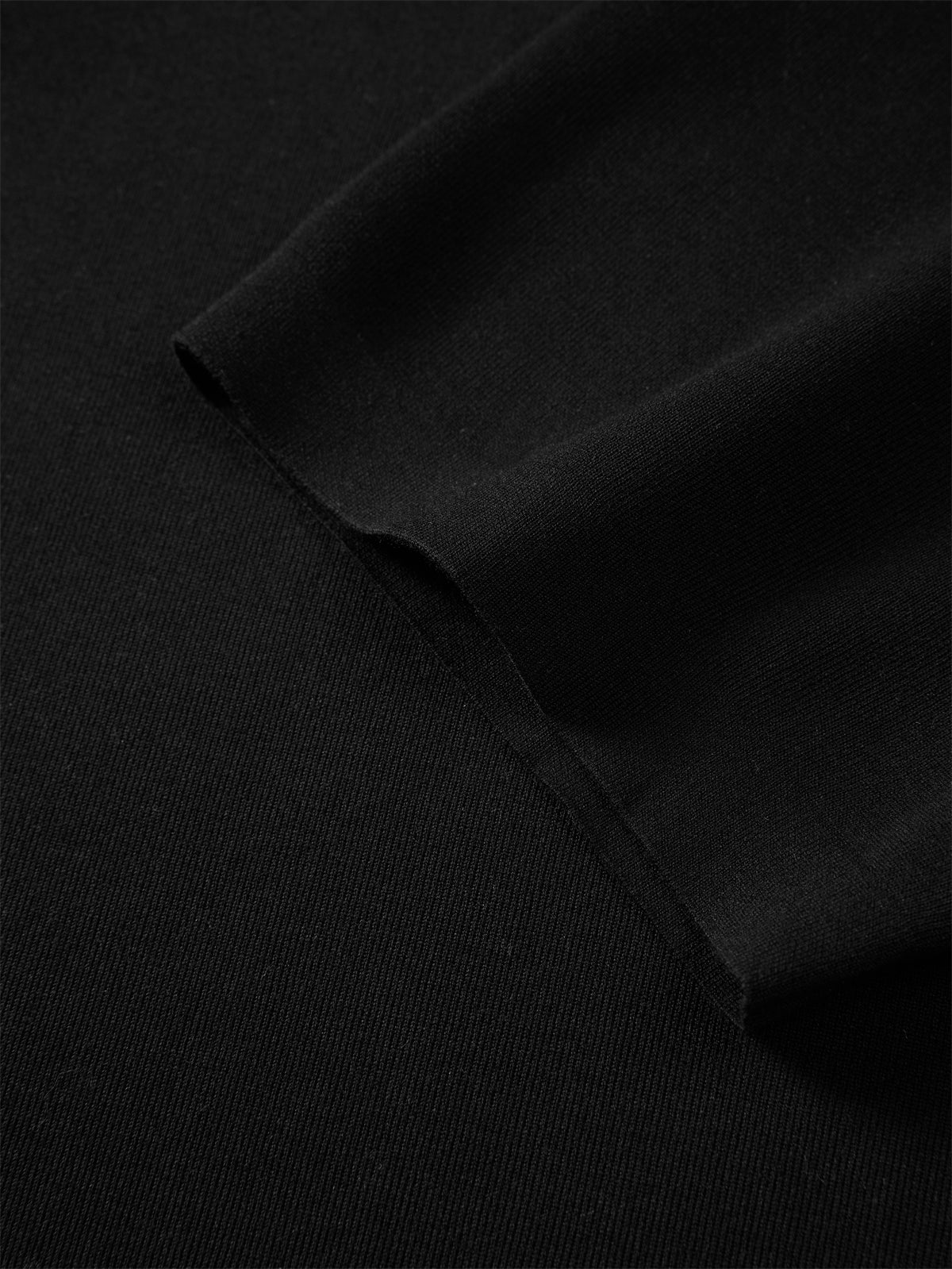 Men's Solid Knit T-Shirt in Lyocell-Silk Blend