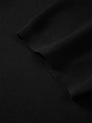 Men's Solid Knit T-Shirt in Lyocell-Silk Blend