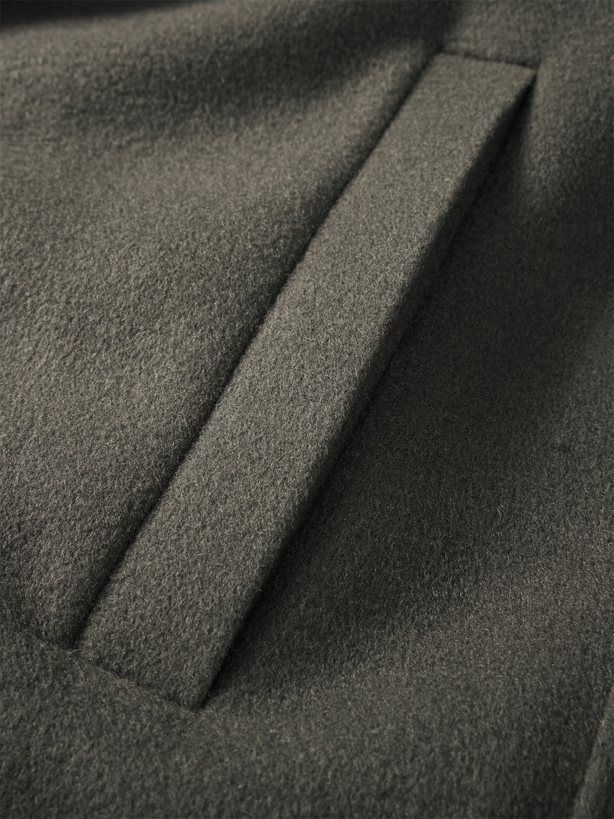 Men's Wool-Blend Notched-Lapel Coat