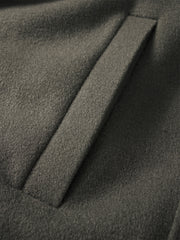 Men's Wool-Blend Notched-Lapel Coat