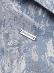 Men's Jacquard Denim Padded Jacket