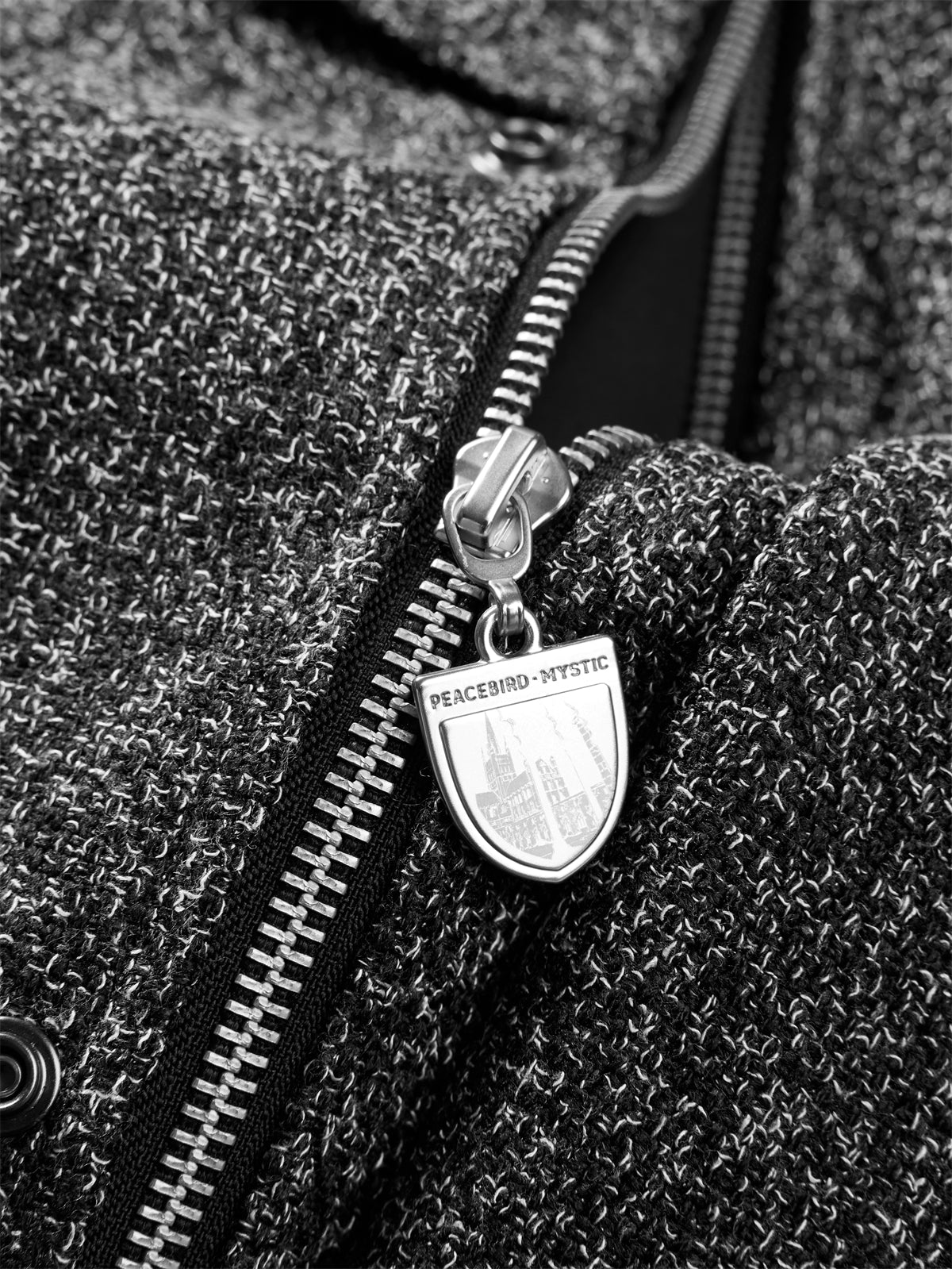 Men's Tweed-Texture Jacket