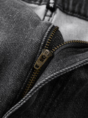 Men's Contrast-Panel Wide-Leg Jeans