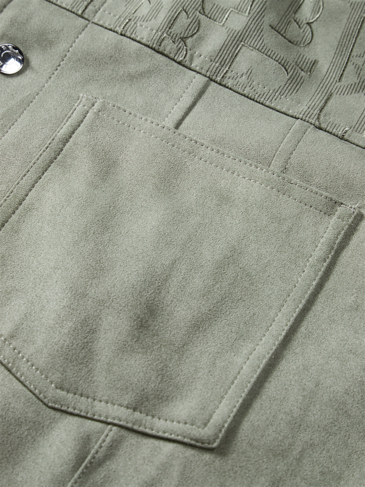 Men's Faux Suede Textured Jacquard Jacket