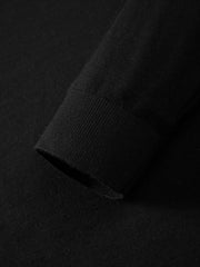 Men's Pure Wool Mock-Neck Sweater