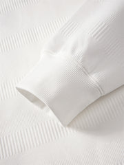 Men's Contrast Embroidered Jacquard Sweatshirt