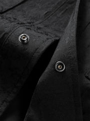 Men's Chinese-Inspired Diamond Jacquard Jacket