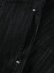 Men's Textured Straight-Leg Cargo Jeans