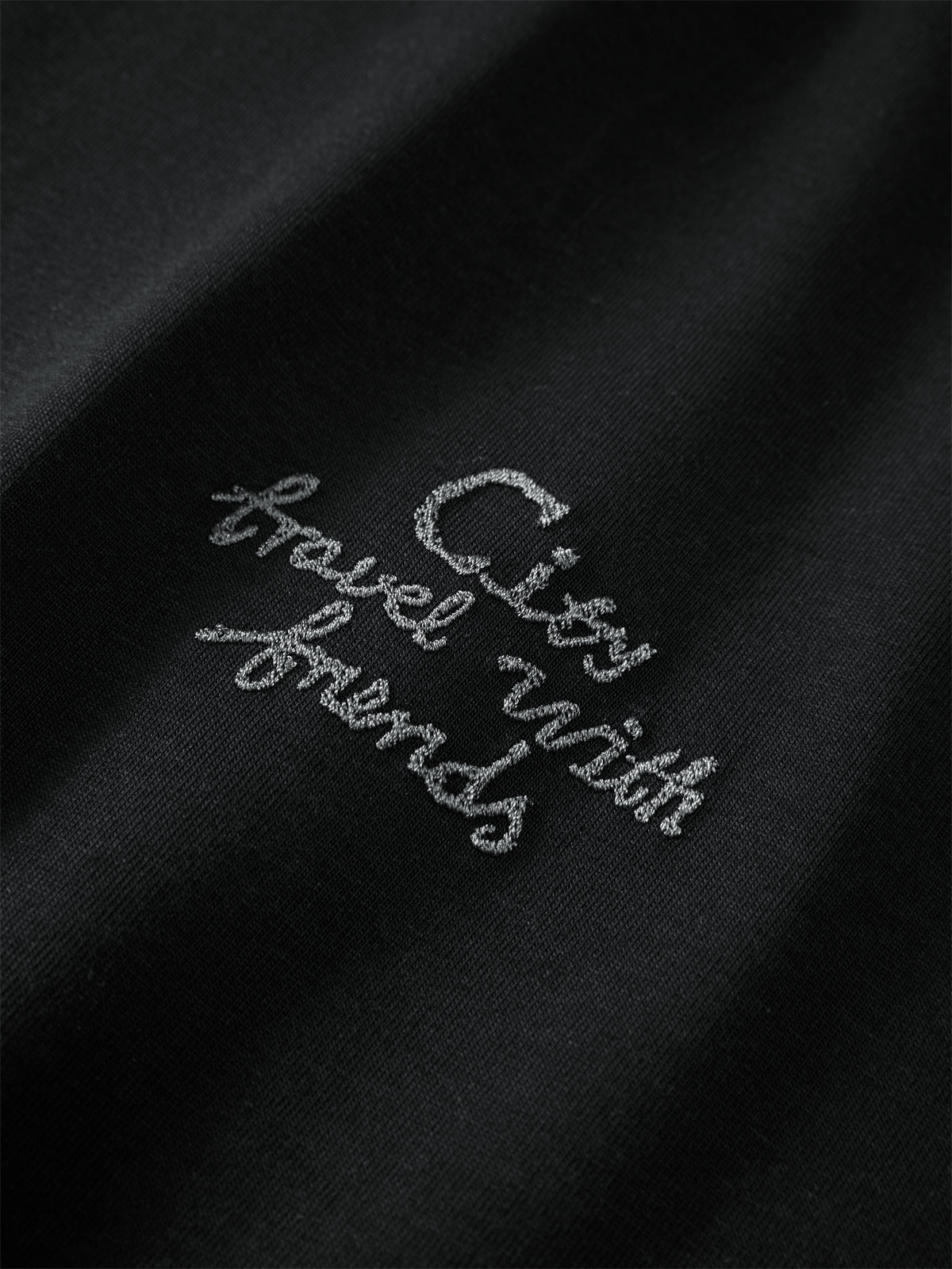Men's Heavyweight Printed Embroidered T-Shirt