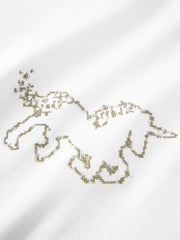 Men's Stretch T-Shirt with Unicorn Embroidery