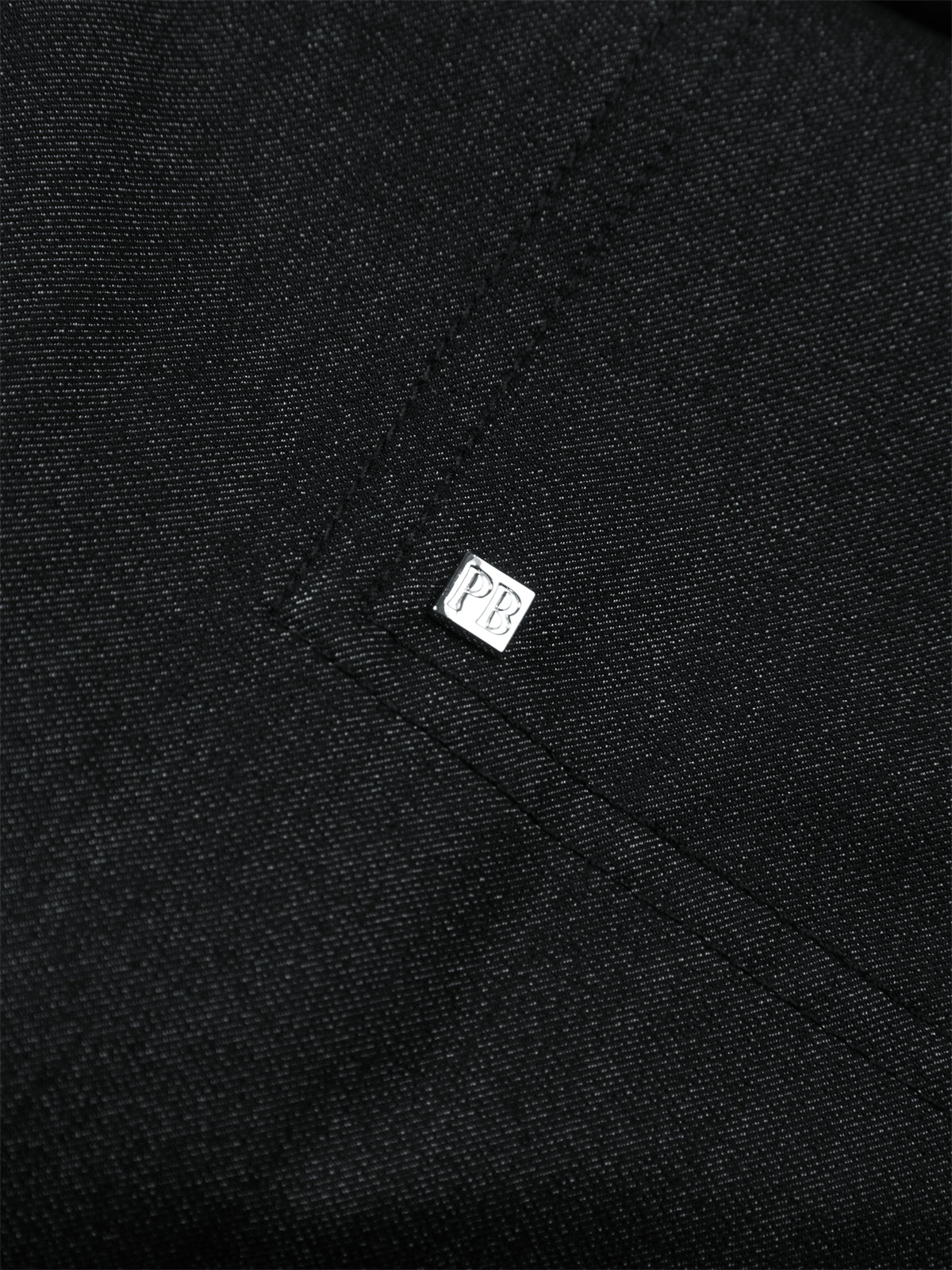 Men's Relaxed-Fit Mercerized Denim Shirt