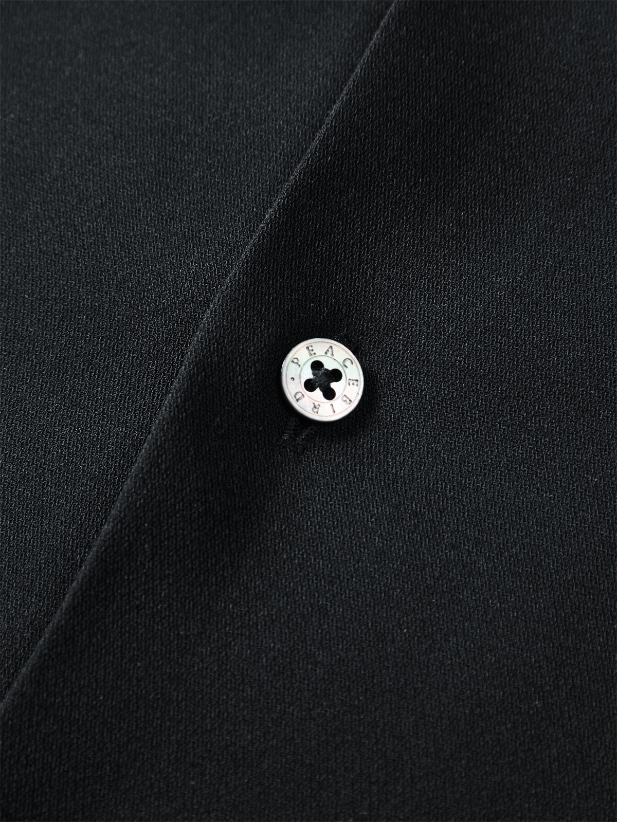 Men's Solid Shirt with Metallic Detail