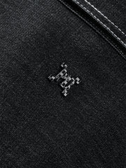 Men's Relaxed Contrast-Stitch Shirt