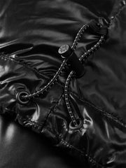 Men's Glossy Hooded Goose Down Jacket