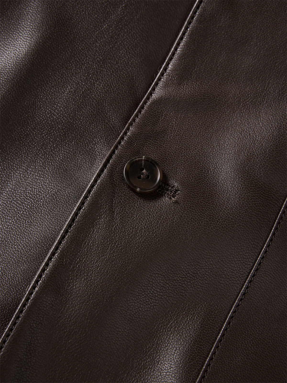 Men's Short Brown Leather Jacket