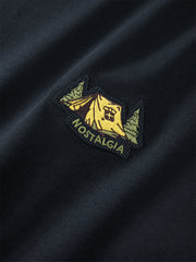 Men's Relaxed-Fit Cotton T-Shirt with Embroidery