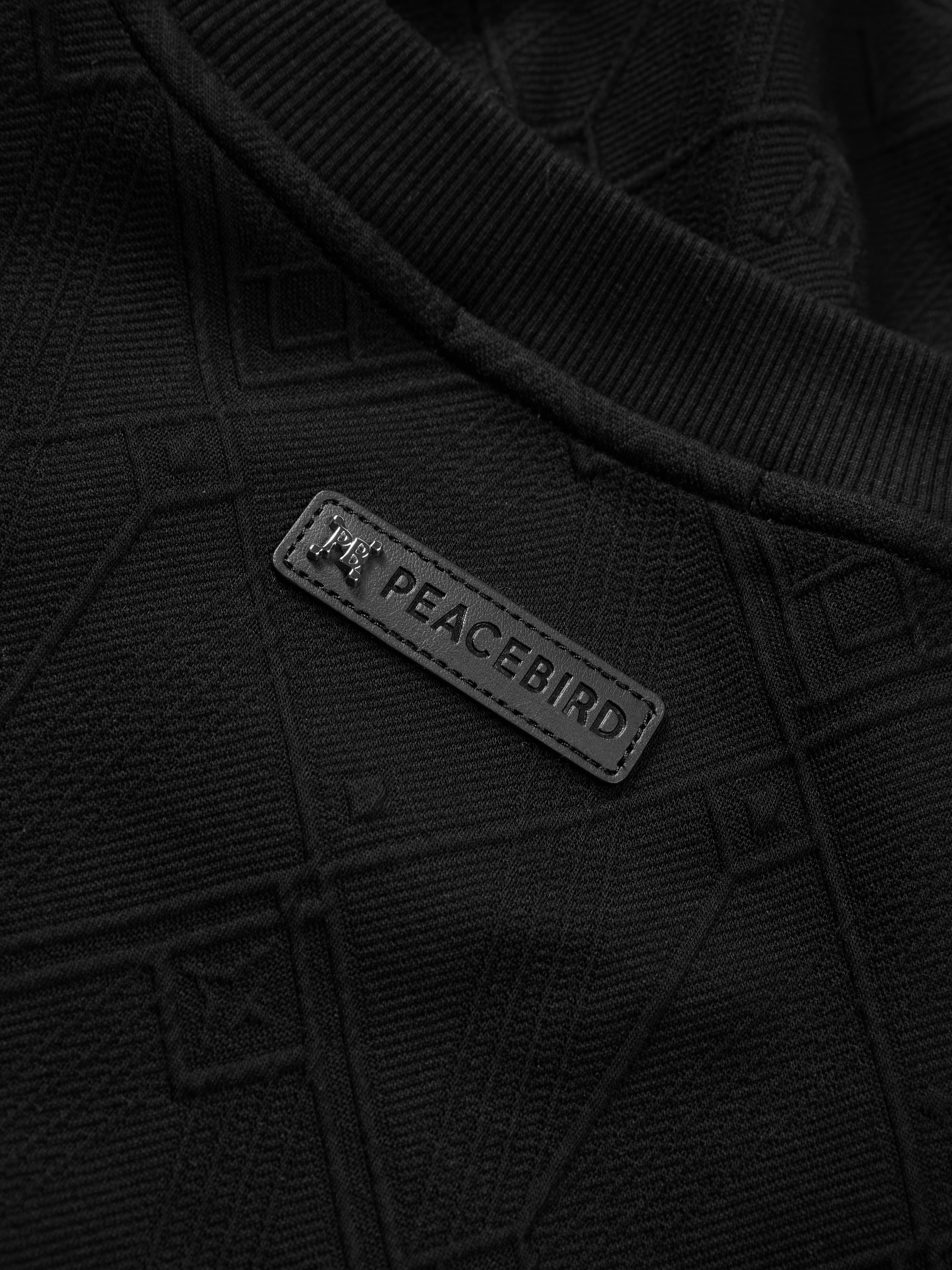 Men's 3D Jacquard Textured Sweater