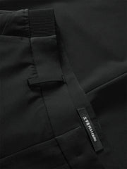 Men's 4-Way Stretch Black Casual Pants