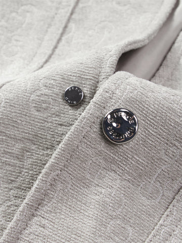 Peacebird Men *US Final Sale* Men's Gray-Green Textured Jacquard Jacket