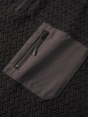 Men's Jacquard Mock-Neck Knit Sweater