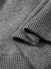 Men's Relaxed Half-Placket Knit Sweater