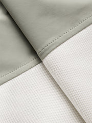 Men's Contrast Sweatshirt with Back Letter Print