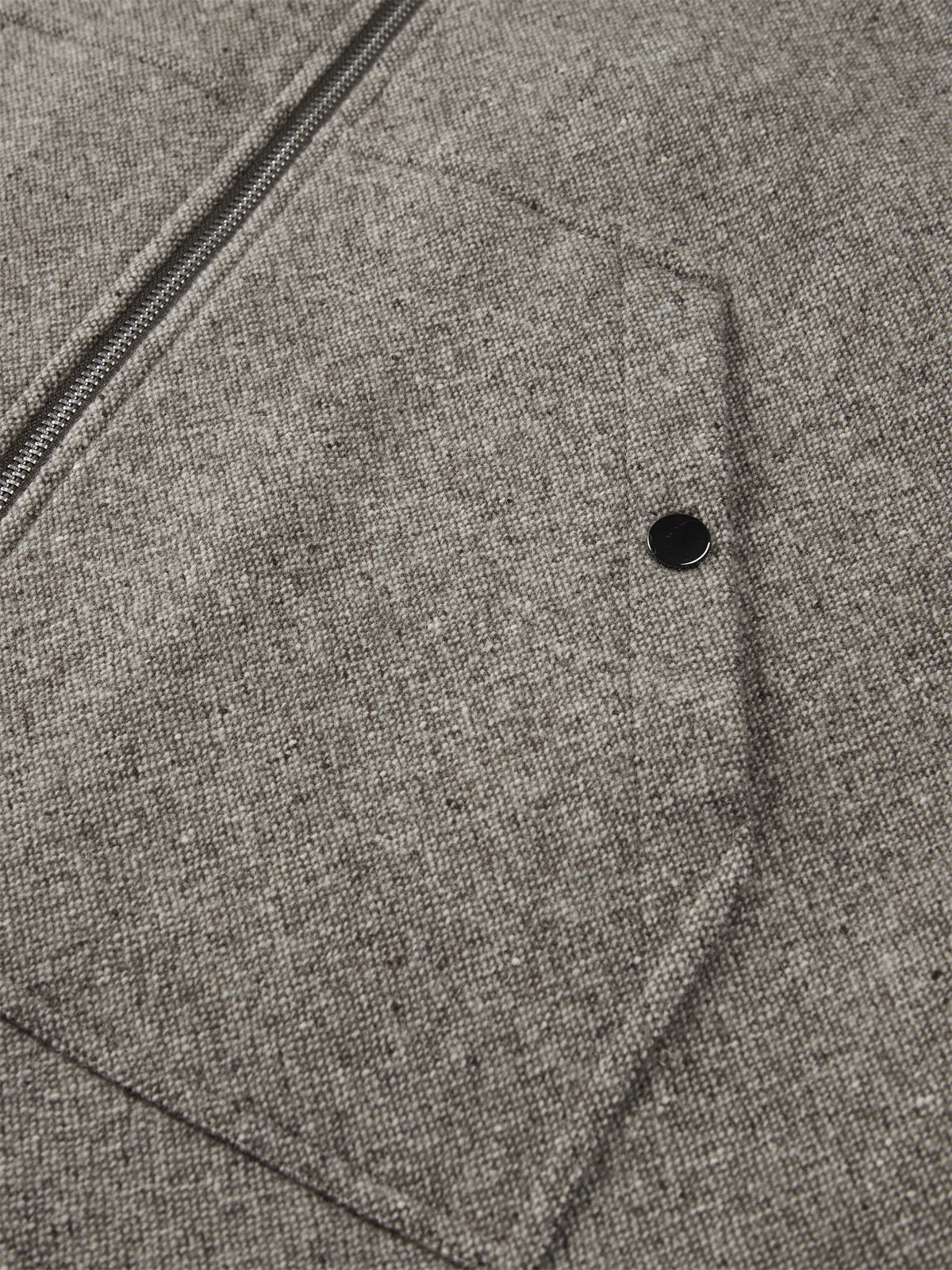 Men's Tweed Tailored Jacket with Faux Suede Collar