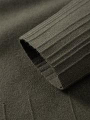 Men's Textured Solid Pullover Sweater