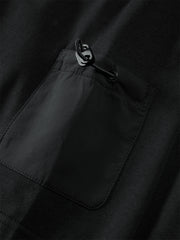 Men's Outdoor-Style T-Shirt with Drawstring Hem