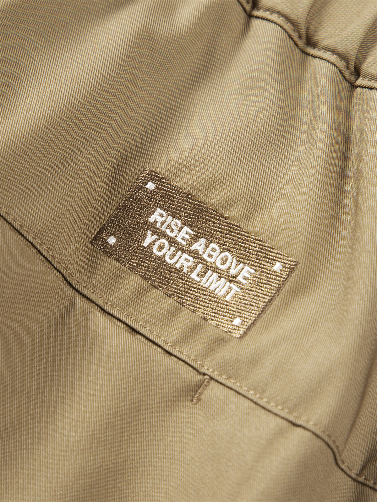 Men's Khaki Modal Wide-Leg Pants
