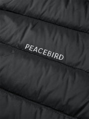 Men's Dual-Fabric Printed Down Vest