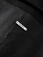 Men's Chinese-Inspired Diamond Jacquard Jacket