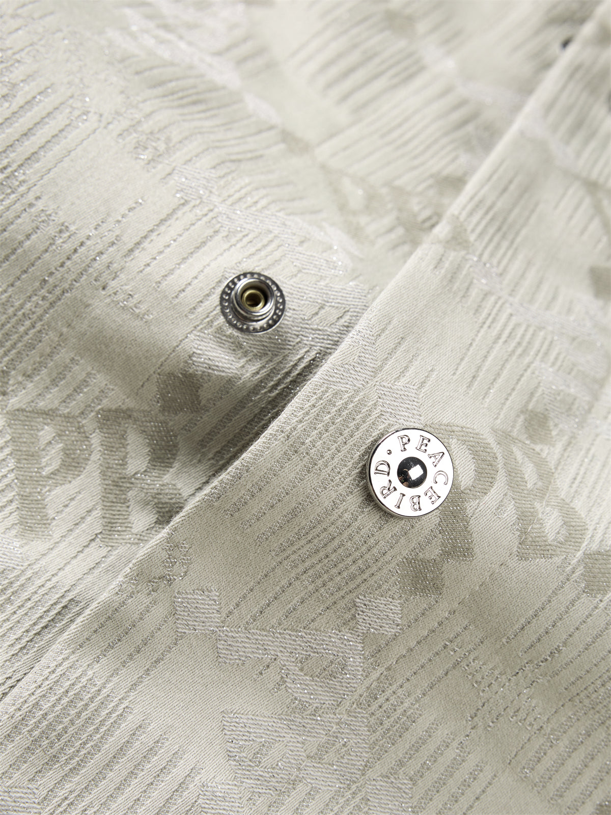 Men's Allover Letter Jacquard Jacket