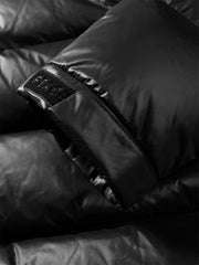 Men's Glossy Hooded Goose Down Jacket