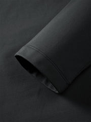 Men's Embroidered Half-Zip Fleece-Lined Sweatshirt