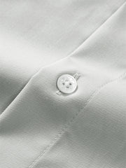 Men's Gray Embroidered Long-Sleeve Shirt